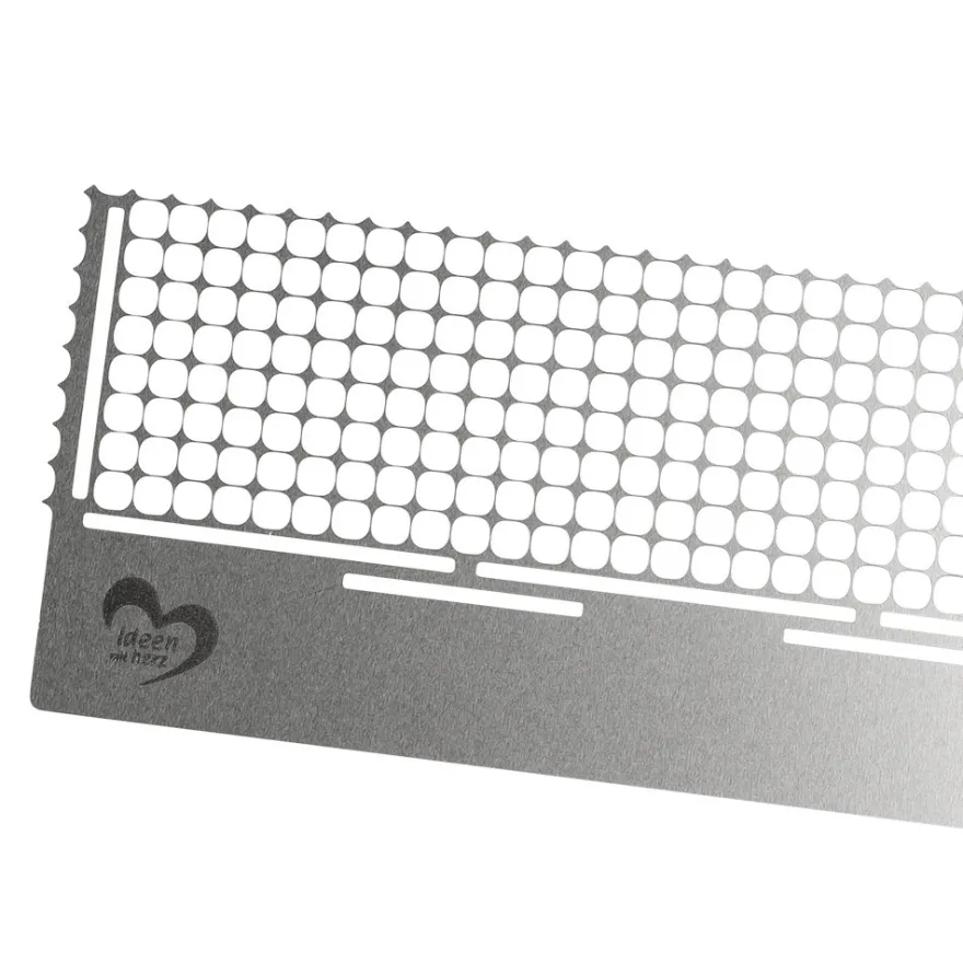 Diamond-Painting-Lineal, mit Linien-Raster, für runde Steine, 20cm x 3,8cm