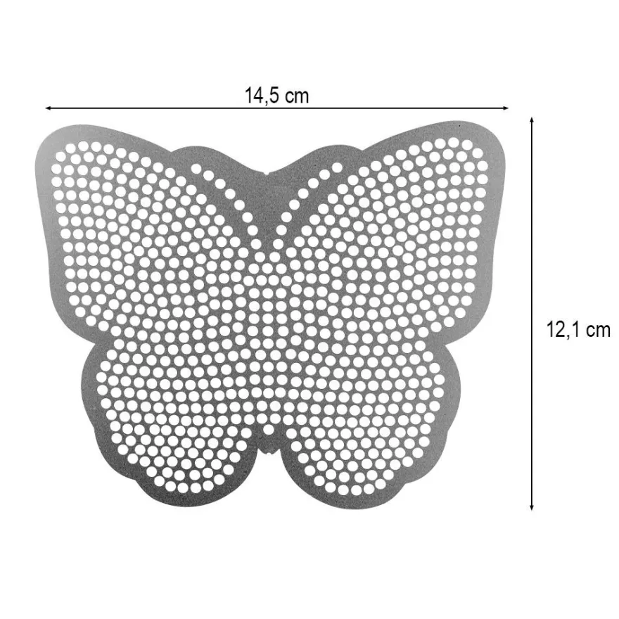 Diamond-Painting-Lineal, Schmetterling, Motivgröße: 14,5cm x 12,1cm
