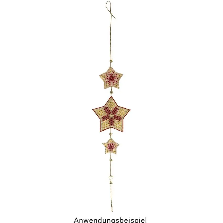 Diamond-Painting-Lineal, Stern 4, Motivgröße: 8,6cm x 8,2cm