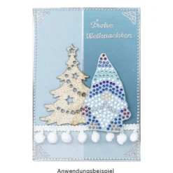 Diamond-Painting-Lineal, Wichtel, Motivgröße: 5,8cm x 8,6cm
