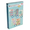 Diamond-Painting-Stanzbogen, Faltboxen, mit Goldfolienveredelung, 320g/m², DIN A4, 5 Bogen