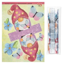 Diamond-Painting-Stanzbogen, Faltboxen, mit Goldfolienveredelung, 320g/m², DIN A4, 5 Bogen