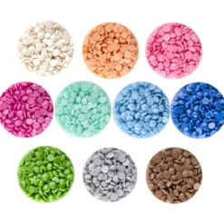 Diamond-Painting-Steine, Sortierung 2, versch. Farben, je 8g, 10 Dosen