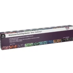 Diamond-Painting-Steine, Strass, Sortierung 2, versch. Farben, je 8g, 10 Dosen
