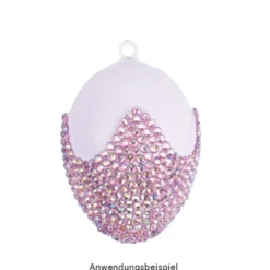 Diamond-Painting-Steine, Strass, irisierend, Sortierung 2, versch. Farben, je 8g, 10 Dosen