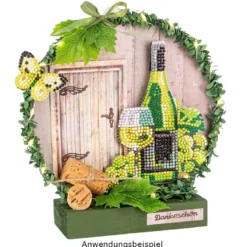 Diamond-Painting-Sticker, Essen & Trinken, DIN A4, 4 Bogen