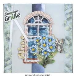 Diamond-Painting-Sticker, Fröhliche Wegbegleiter, DIN A4, 4 Bogen