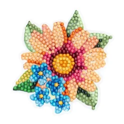 Diamond-Painting-Sticker, Sommerzeit, DIN A4, 4 Bogen