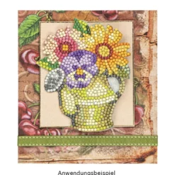 Diamond-Painting-Sticker, Sommerzeit, DIN A4, 4 Bogen