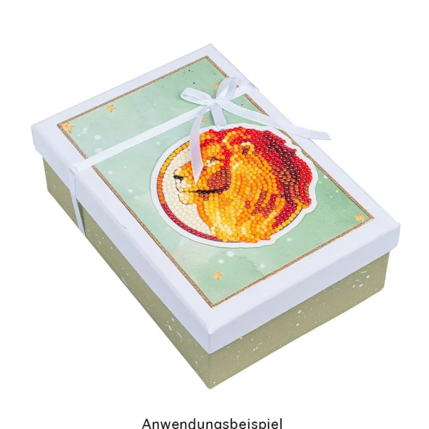 Diamond-Painting-Sticker, Sternzeichen, DIN A4, 2 Bogen