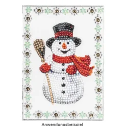 Diamond-Painting-Sticker, Winter/Weihnachten, DIN A4, 4 Bogen