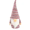 DIY-Wichtel, Bente, 25cm hoch, 8-teilig, rot-grau gestreift