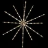 3-D LED-Stern zum Zusammenstecken, Ø50cm, 14 Strahlen mit je 5 LEDs, warmweiß, inkl. Timer
