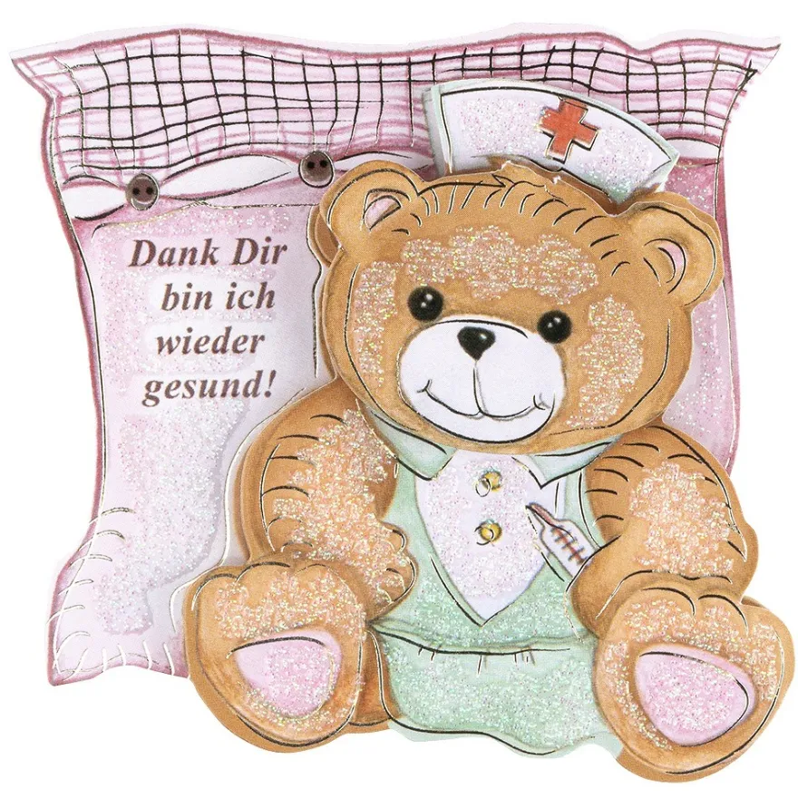 3-D Motive, Arzt-Serie, Gold-Gravur, 4,5-10,5cm, 10 Motive