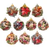 3-D Motive, Baumschmuck, 7-10cm, 10 Motive