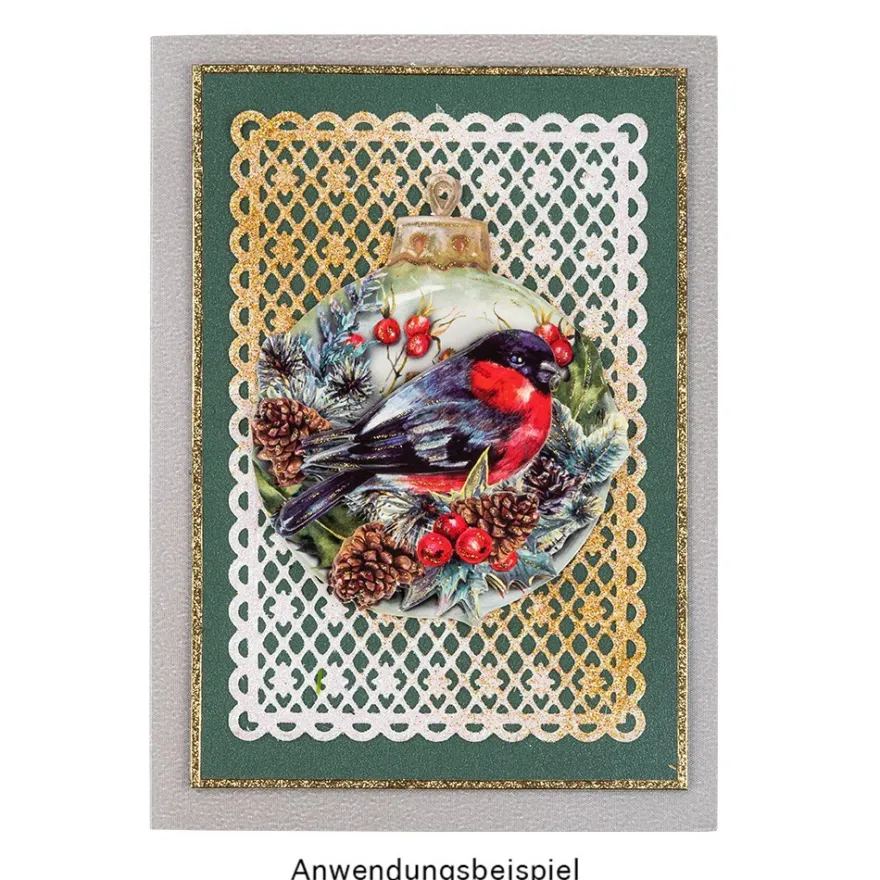 3-D Motive, Baumschmuck, 7-10cm, 10 Motive