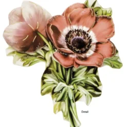 3-D Motive, Blüten de luxe, Gold-Gravur, 5,5-7,5cm, 10 Motive