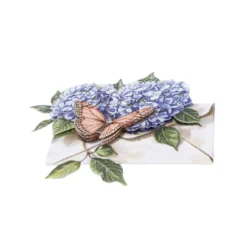 3-D Motive, Blumen-Briefe, 7,5-10cm, 10 Stück