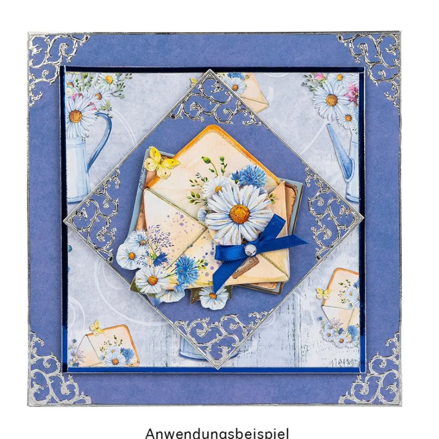 3-D Motive, Blumengrüße, 7,5-8,5cm, 10 Motive