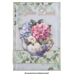 3-D Motive, Blumensträuße mit Kanne, 7-9,5cm, 10 Motive