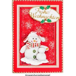 3-D Motive, Deko-Schneemänner, 5,5-8,5cm, 10 Motive