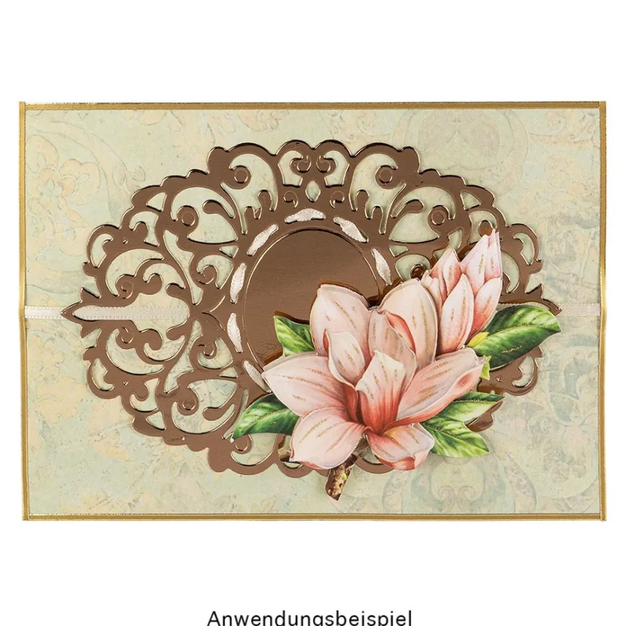 3-D Motive, Edle Blüten 2, 7,5-9,7cm, 10 Motive