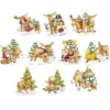 3-D Motive, Elche zum Liebhaben, 6-8cm, 10 Motive
