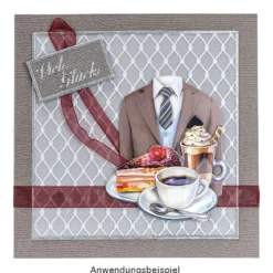 3-D Motive, Elegante Herren-Klassiker 7,5-10cm, 10 Motive