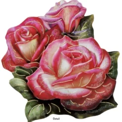 3-D Motive, Elite-Rosen, Gold-Gravur, 6,5-8cm, 10 Motive
