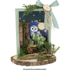 3-D Motive, Eulen, 6,5-9cm, 10 Motive