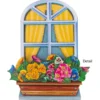 3-D Motive, Fenster & Blumenkästen, 7-10cm, 10 Motive