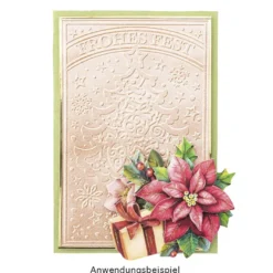 3-D Motive, Festliche Weihnachtssterne, 7-9cm, 10 Motive