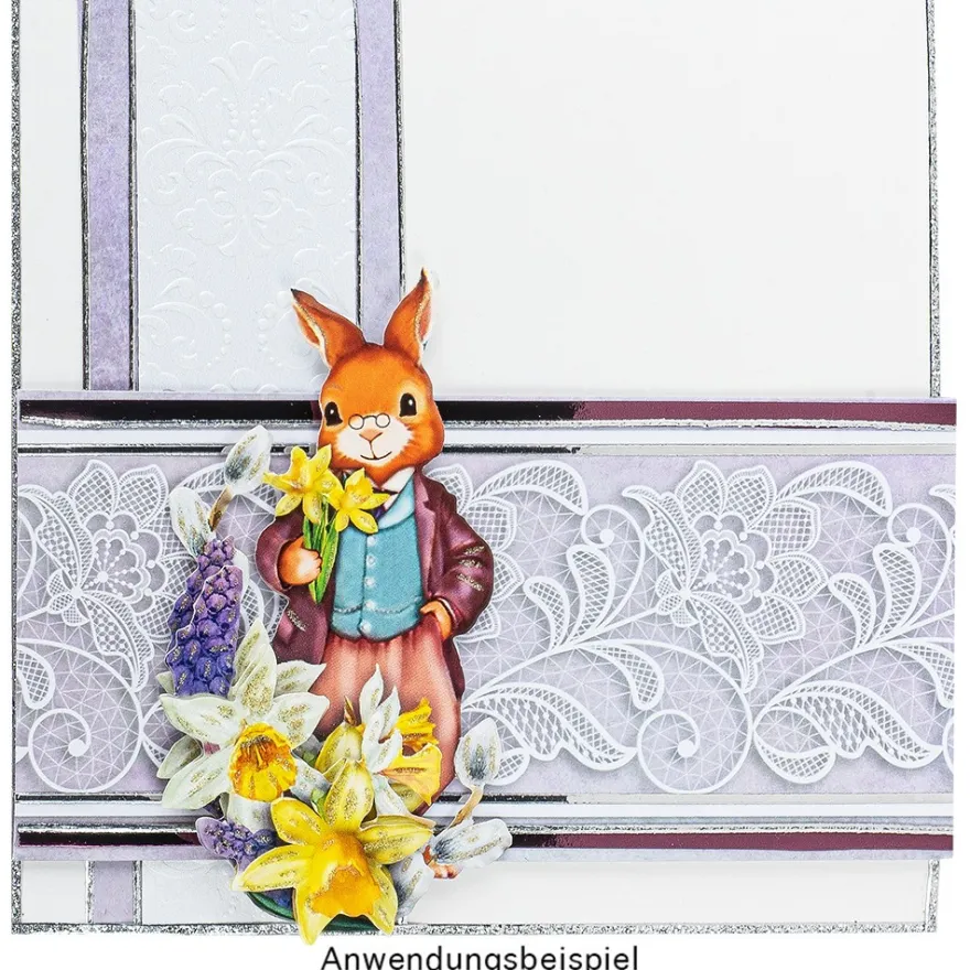 3-D Motive, Fleißige Hasen, 6-10,5cm, 10 Motive
