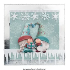 3-D Motive, Fröhliche Winter-Wichtel, 6,5-11cm, 10 Motive