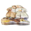 3-D Motive, Frohes Fest 1, Gold-Gravur, 5,5-8cm, 10 Motive
