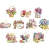 3-D Motive, Geburtstag, 7-9,5cm, 10 Motive