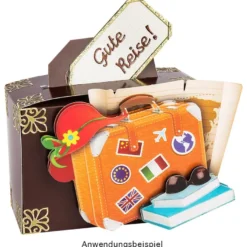 3-D Motive, Gute Reise, 6-10cm, 10 Motive
