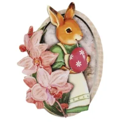 3-D Motive, Hasen im Oval, 6-10cm, 10 Motive
