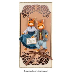 3-D Motive, Hasenpaare, 4-11cm, 10 Motive