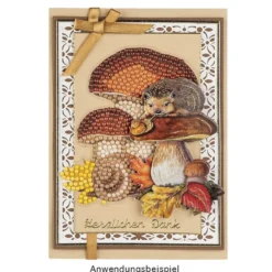 3-D Motive, Herbstzauber, 6-10,5cm, 10 Motive