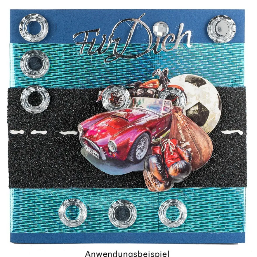 3-D Motive, Herren-Klassiker, 7,5-11,5cm, 10 Motive