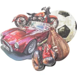 3-D Motive, Herren-Klassiker, 7,5-11,5cm, 10 Motive