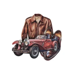 3-D Motive, Herren-Klassiker 2, 7,5-9,5cm, 10 Motive