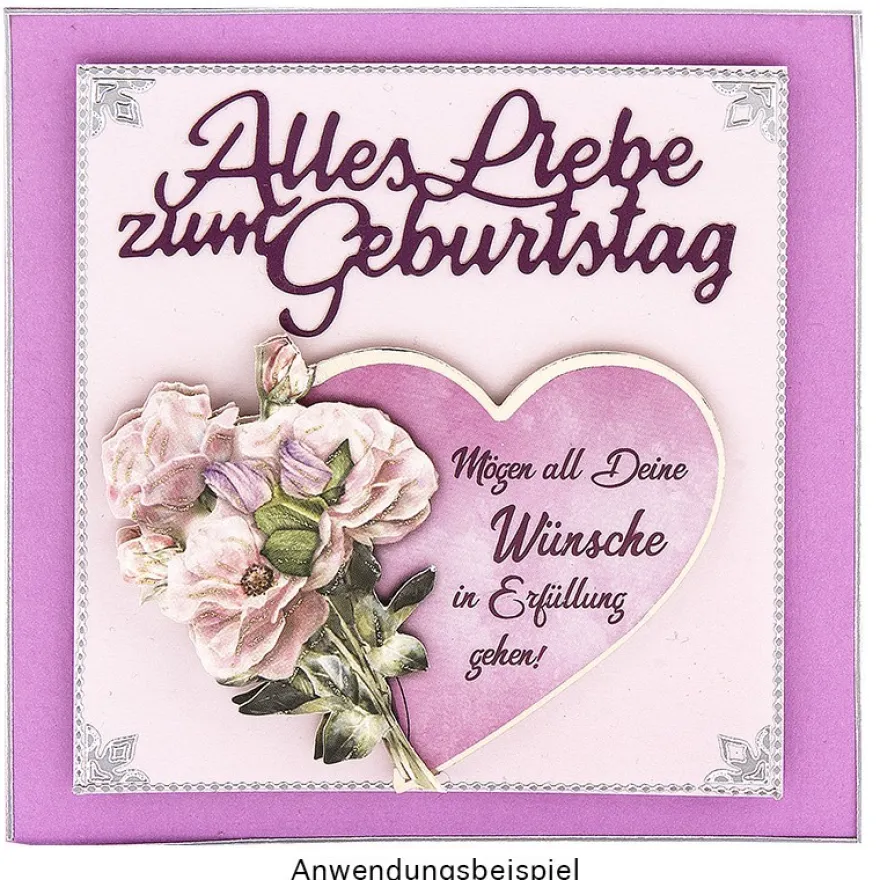 3-D Motive, Herzliche Gratulationen, 9-9,5cm, 10 Motive