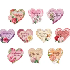 3-D Motive, Herzliche Gratulationen, 9-9,5cm, 10 Motive