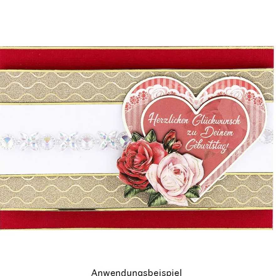 3-D Motive, Herzliche Gratulationen, 9-9,5cm, 10 Motive