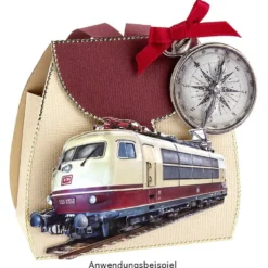 3-D Motive, Historische Lokomotiven, 4,5-10,5cm, 10 Motive