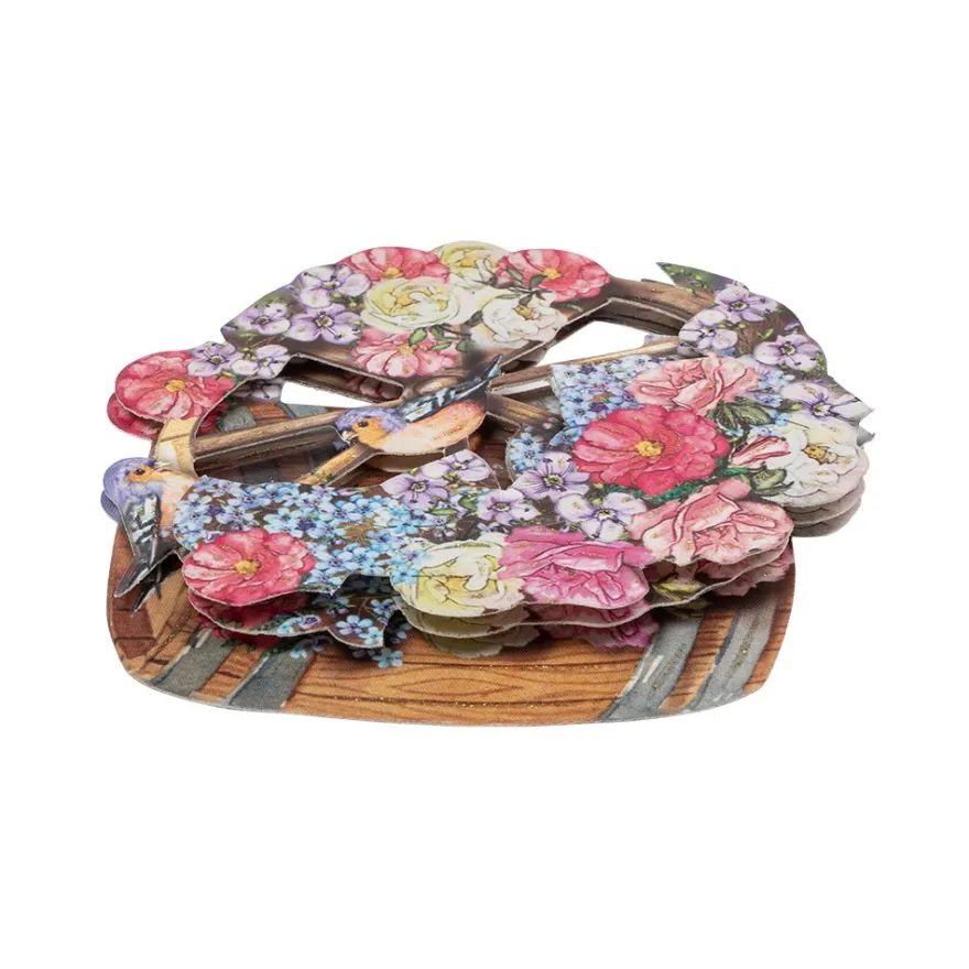 3-D Motive, Im Garten, 7-10,5cm, 10 Motive