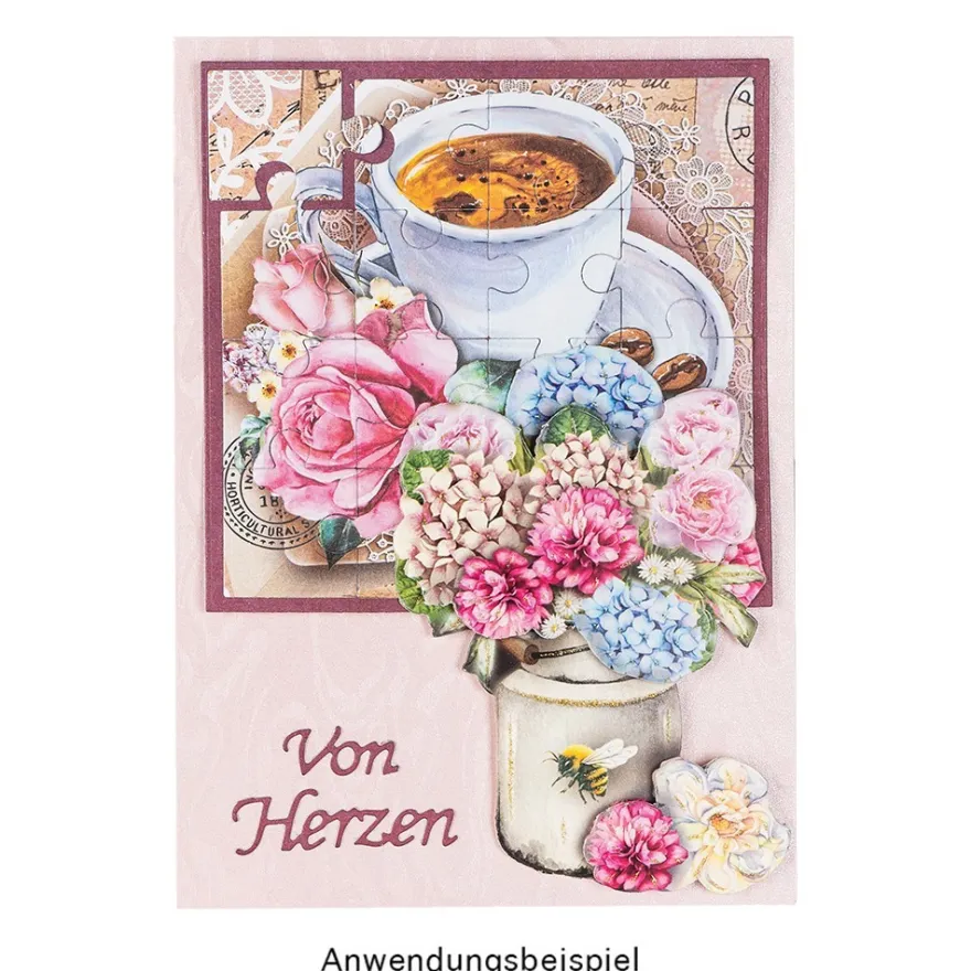 3-D Motive, Im Garten, 7-10,5cm, 10 Motive