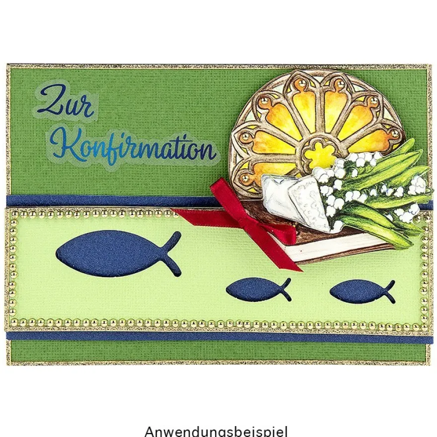 3-D Motive, Jugend & Kirche, für Konfirmation, Kommunion & Firmung, 8-11cm, 10 Motive